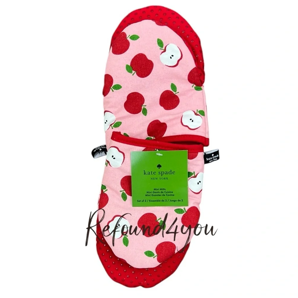 Kate Spade - ‘Fall Apples 🍎 - bundle’ kitchen set. NWT.
